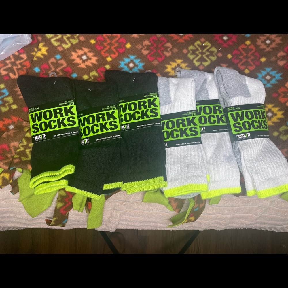 “Work Socks.”